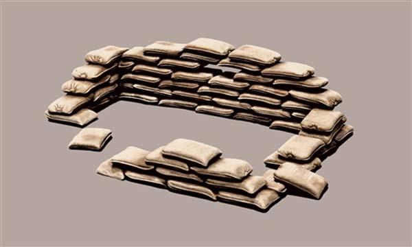 Accessoires militaires : Sacs de sable