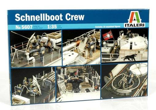 Figurines 2ème Guerre Mondiale : Equipage Schnellboot S100