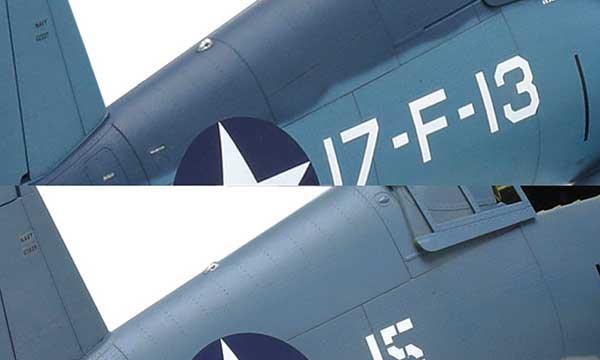 Aircraft model: Vought F4U-1 Corsair - Tamiya - Scale Model Boulevard