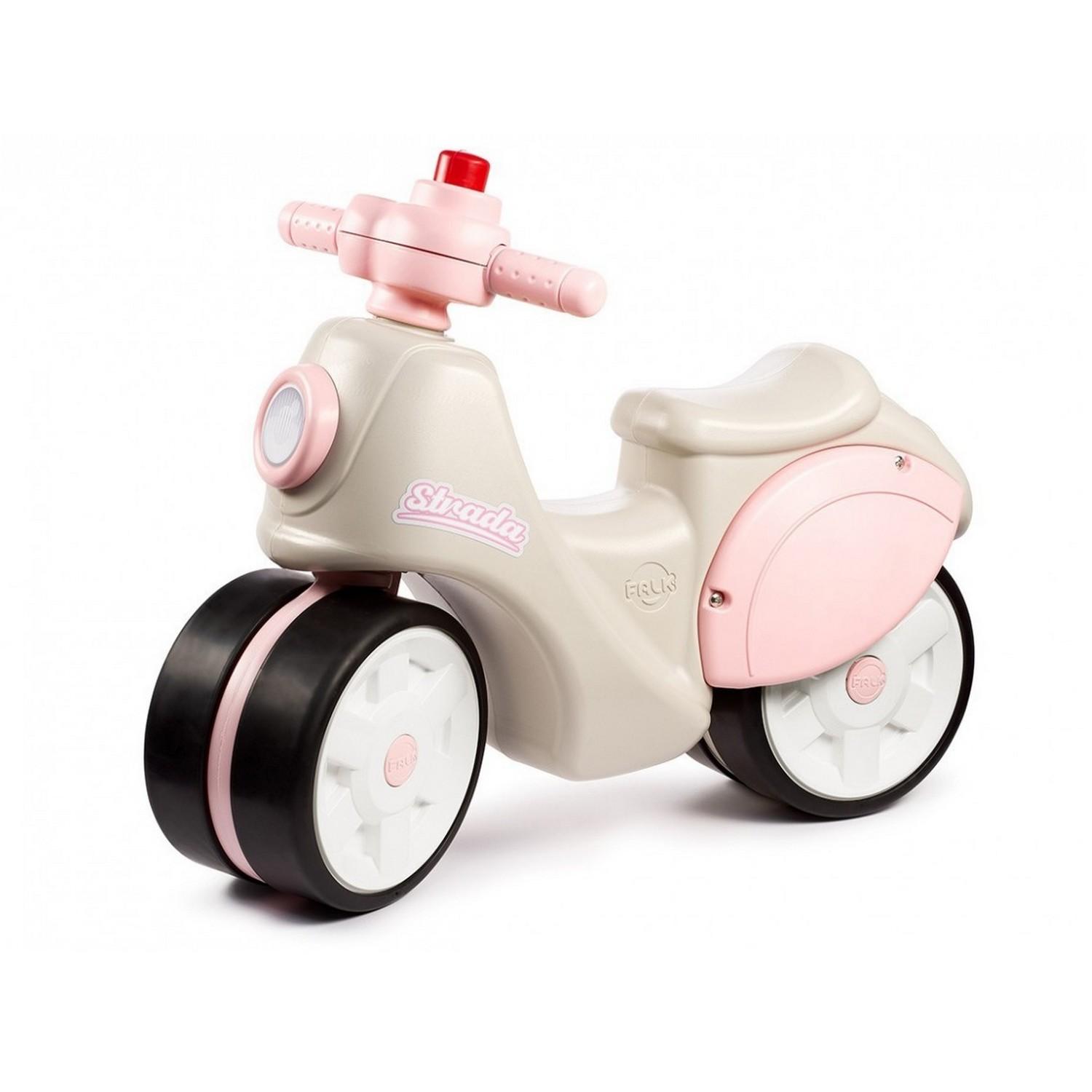 Porteur scooter Strada - Crème et rose