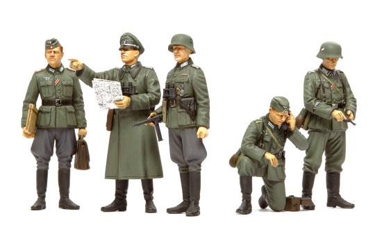 figurines 2ã¨me guerre mondiale : etat-major de campagne allemand