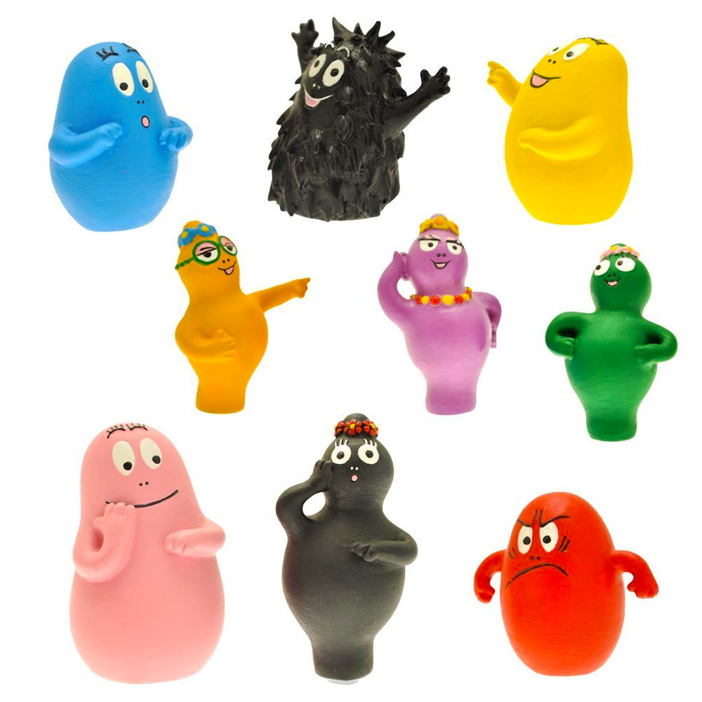 Figurines Barbapapa : Tube Expression 9 figurines - Jeux et jouets Plastoy  - Avenue des Jeux
