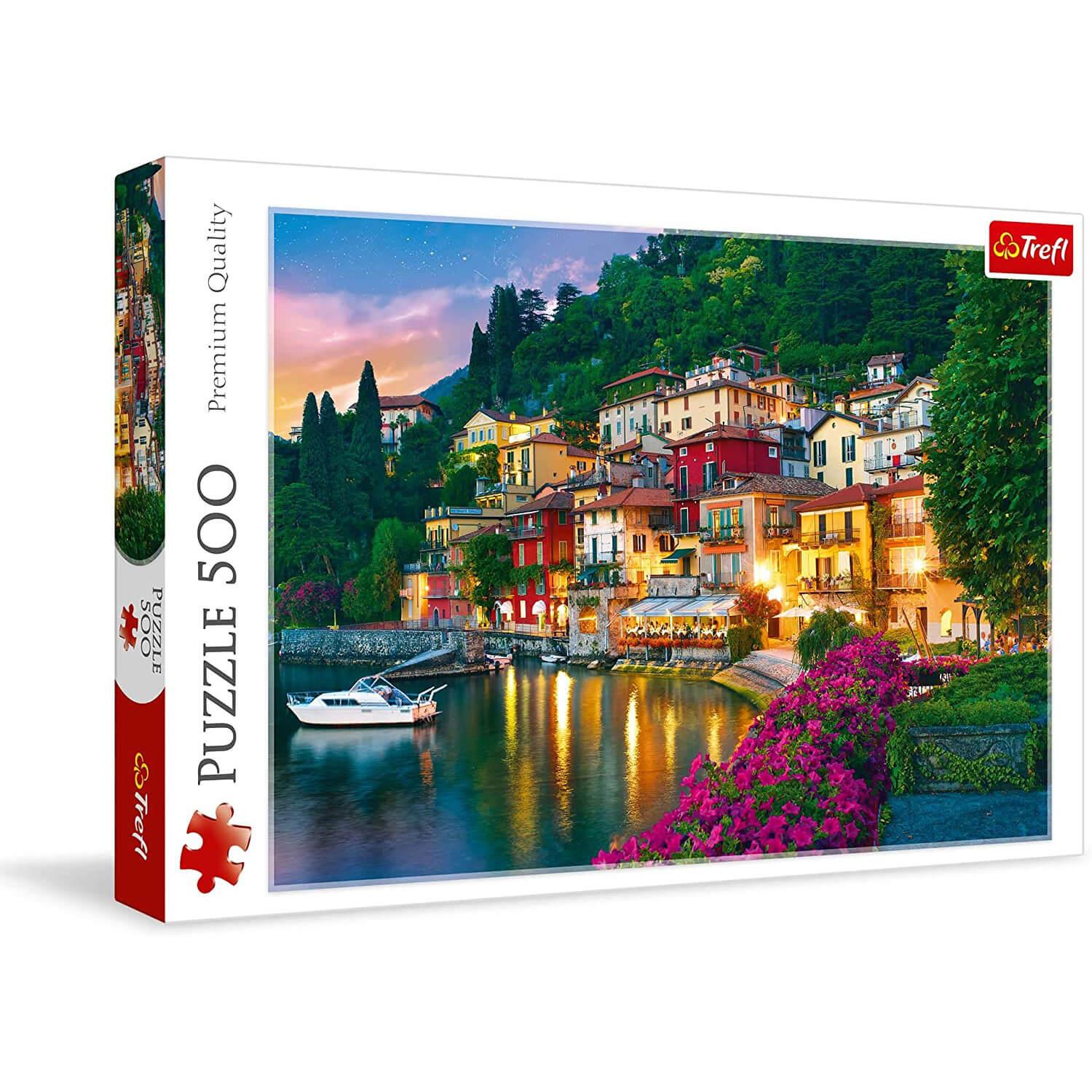 Puzzle 500 pièces : lac côme, italie Trefl