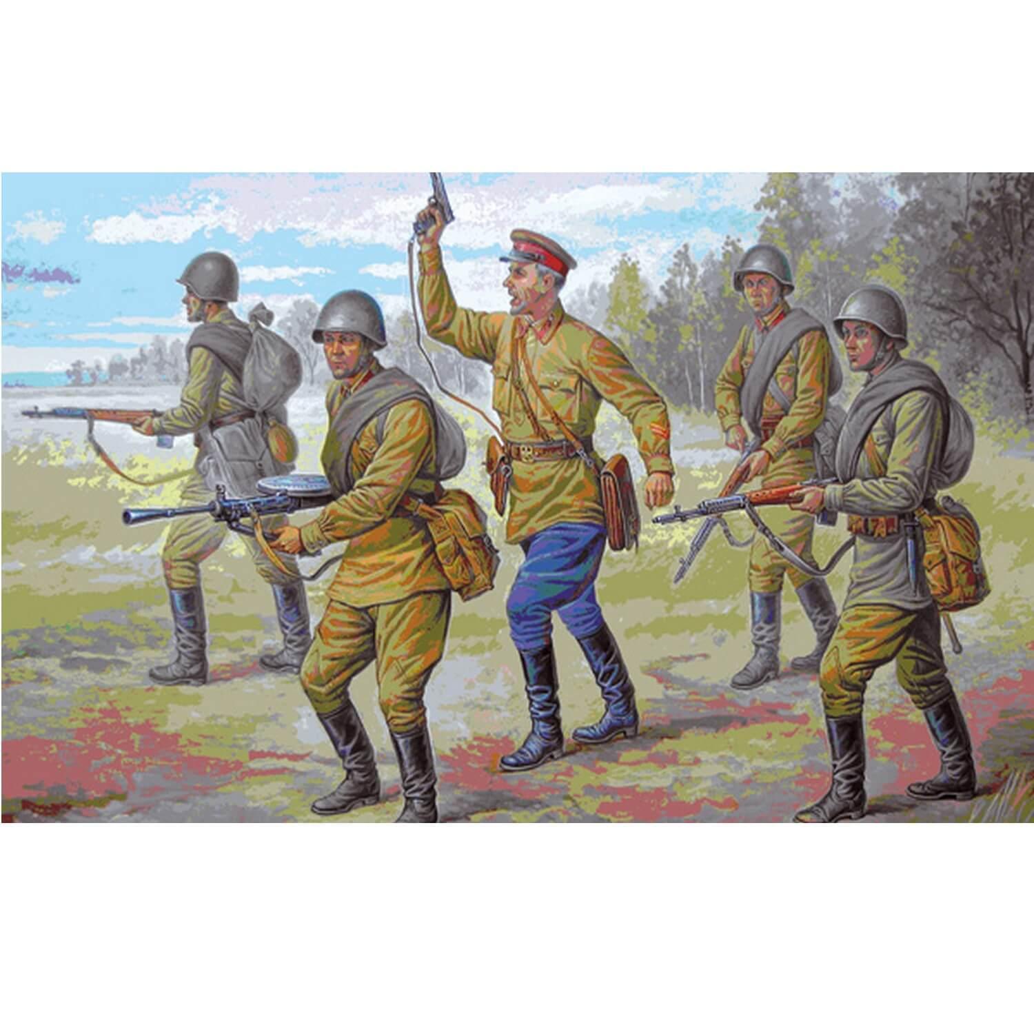Figurines Infanterie Soviétique 1941-42
