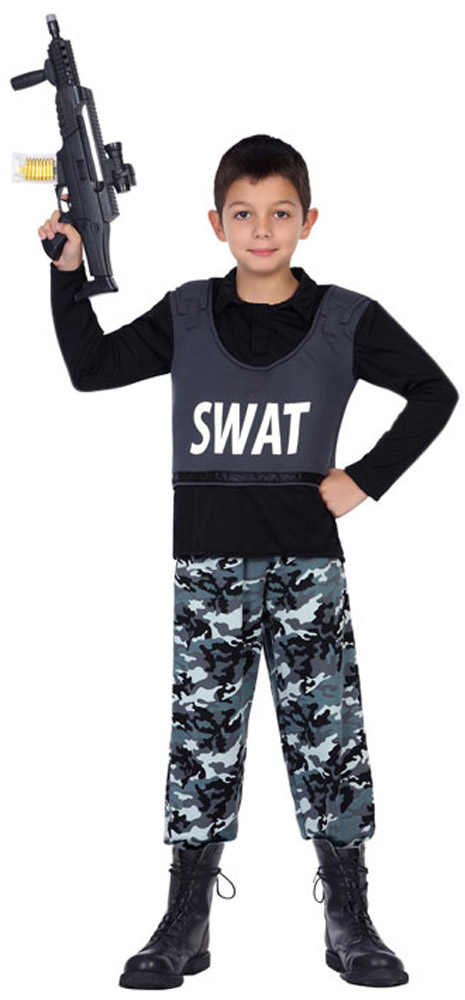 Déguisement Militaire Swat - Enfant
