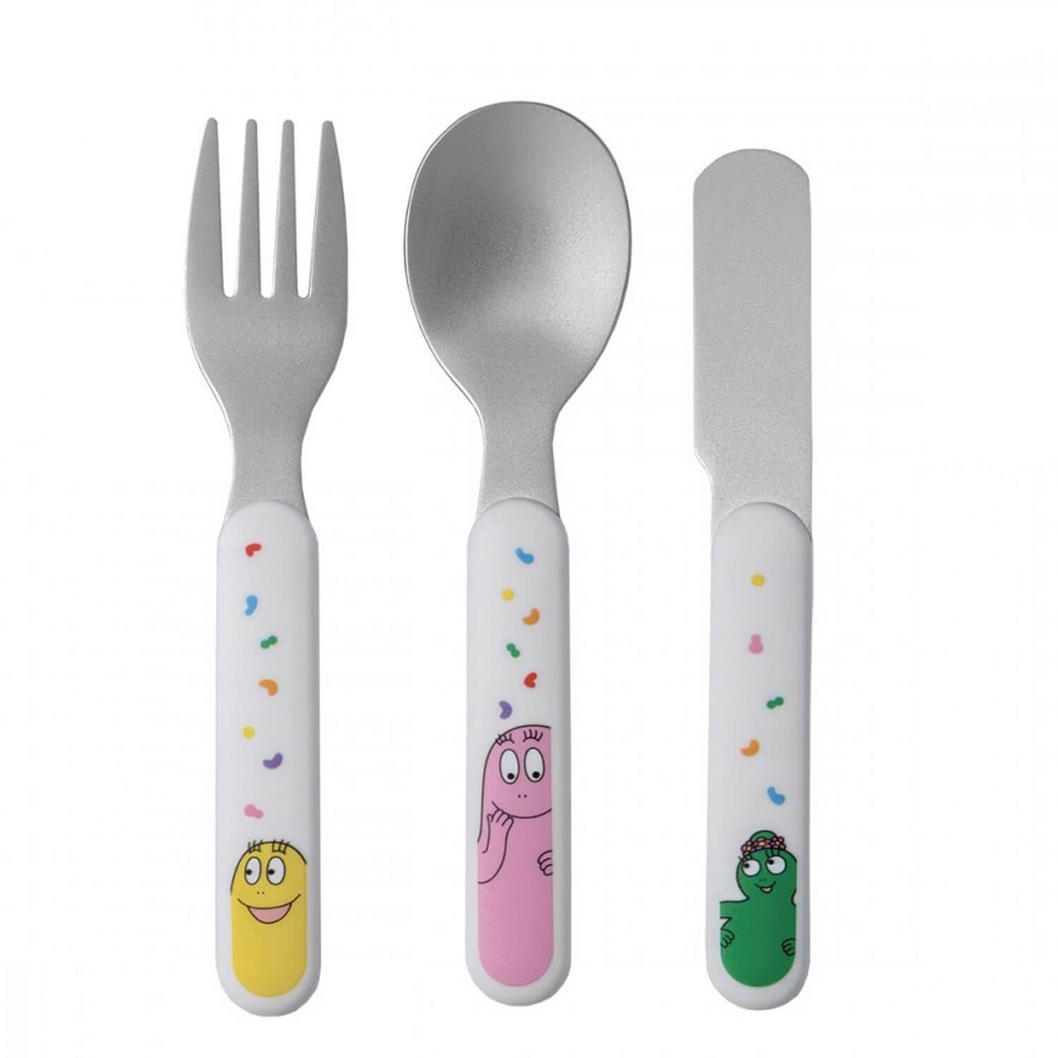 Set de 3 couverts Barbapapa