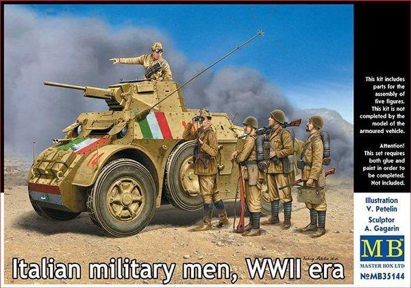 Italian military men,WWII era - 1:35e - Master Box Ltd.