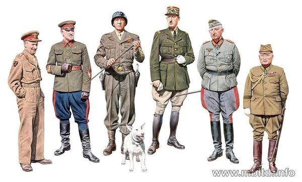 The Generals of WWII - 1:35e - Master Box Ltd.