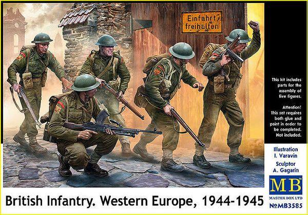 British Infantry. Western Europe. 1944-1945 - 1:35e - Master Box Ltd.