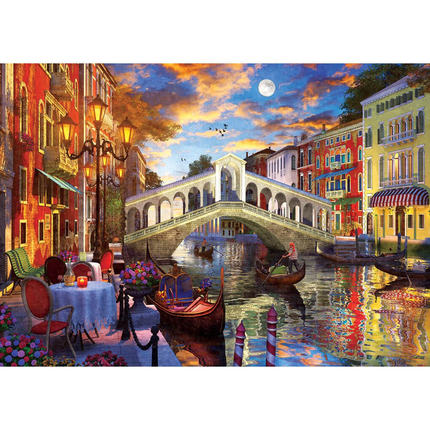 Puzzle 1500 pièces : Pont du Rialto, Venise