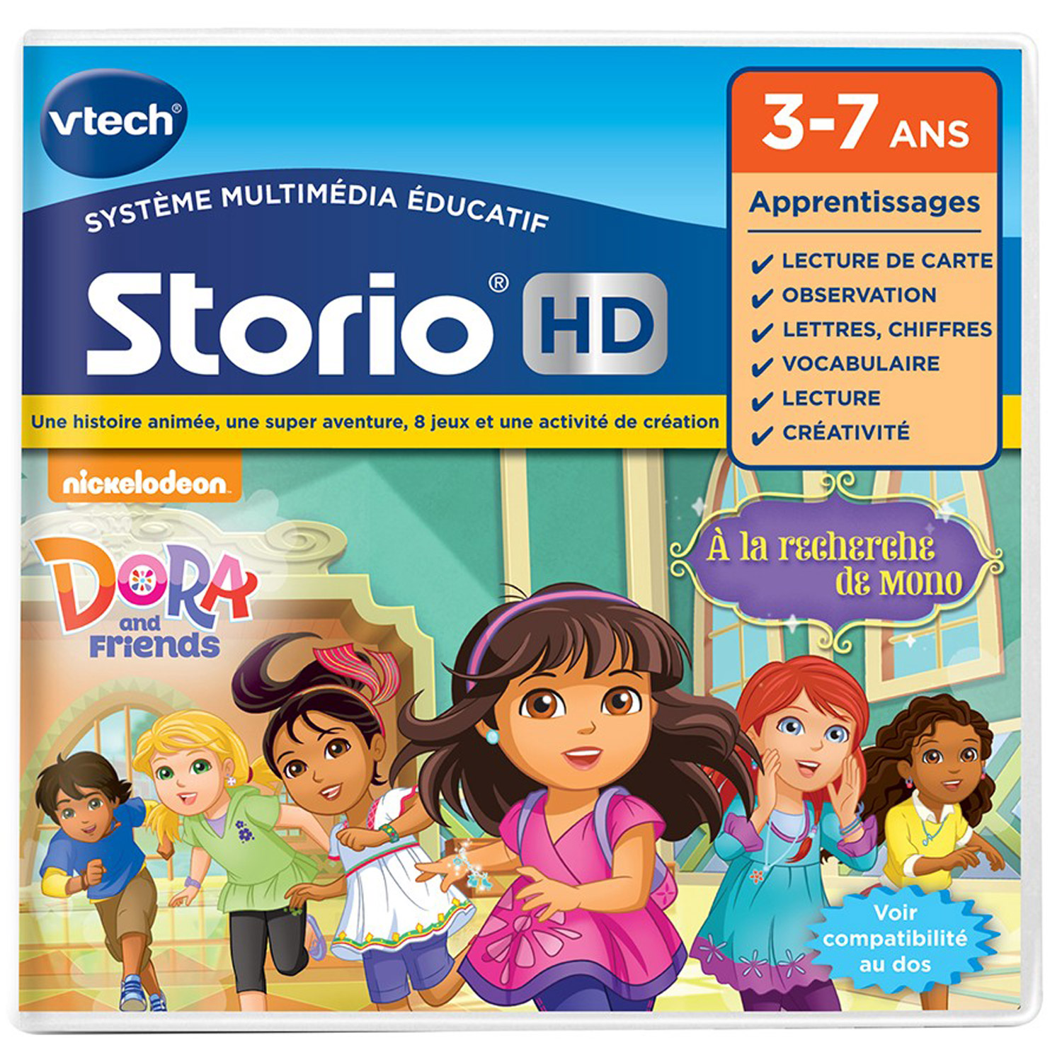 Jeu pour console de jeux Storio HD : Dora et ses amis - Jeux et jouets  Vtech - Avenue des Jeux