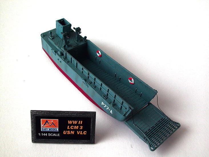usn vehilcle landing craft lcm3 - 1:144e - easy model