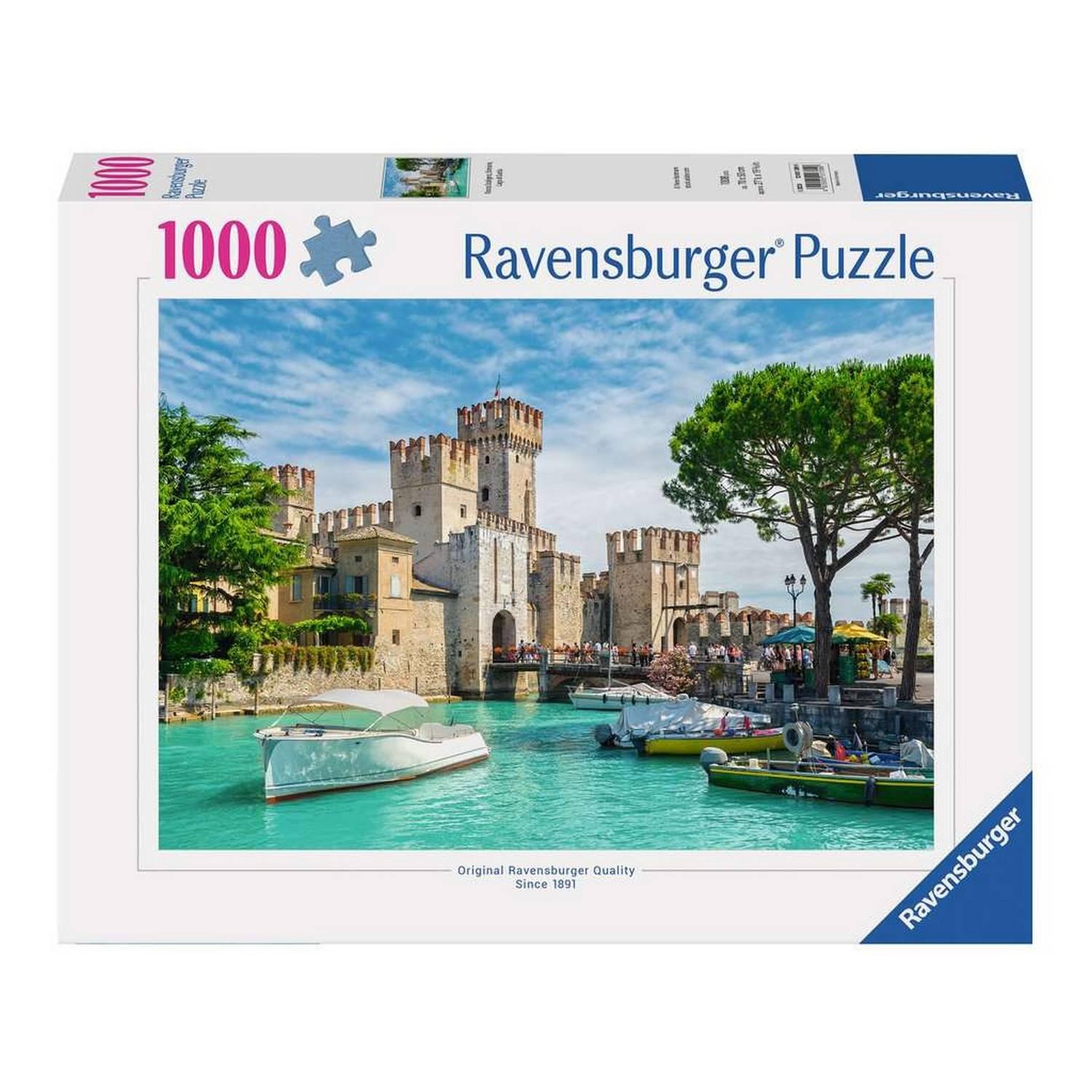 Puzzle 1000 pièces : Le château de Sirmione Ravensburger France