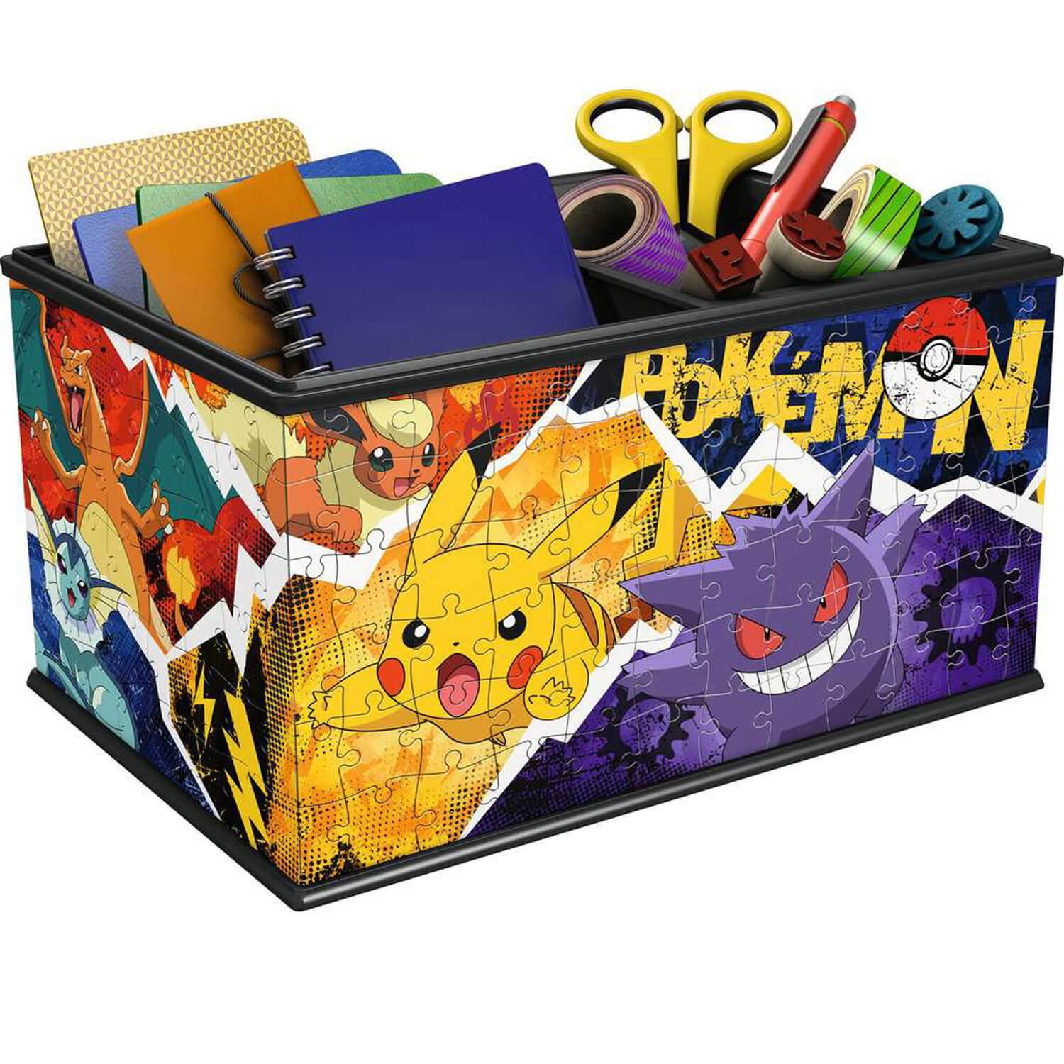 Puzzle 3D 216 pièces : Boite de rangement - Pokémon - Jeux et jouets  Ravensburger - Avenue des Jeux