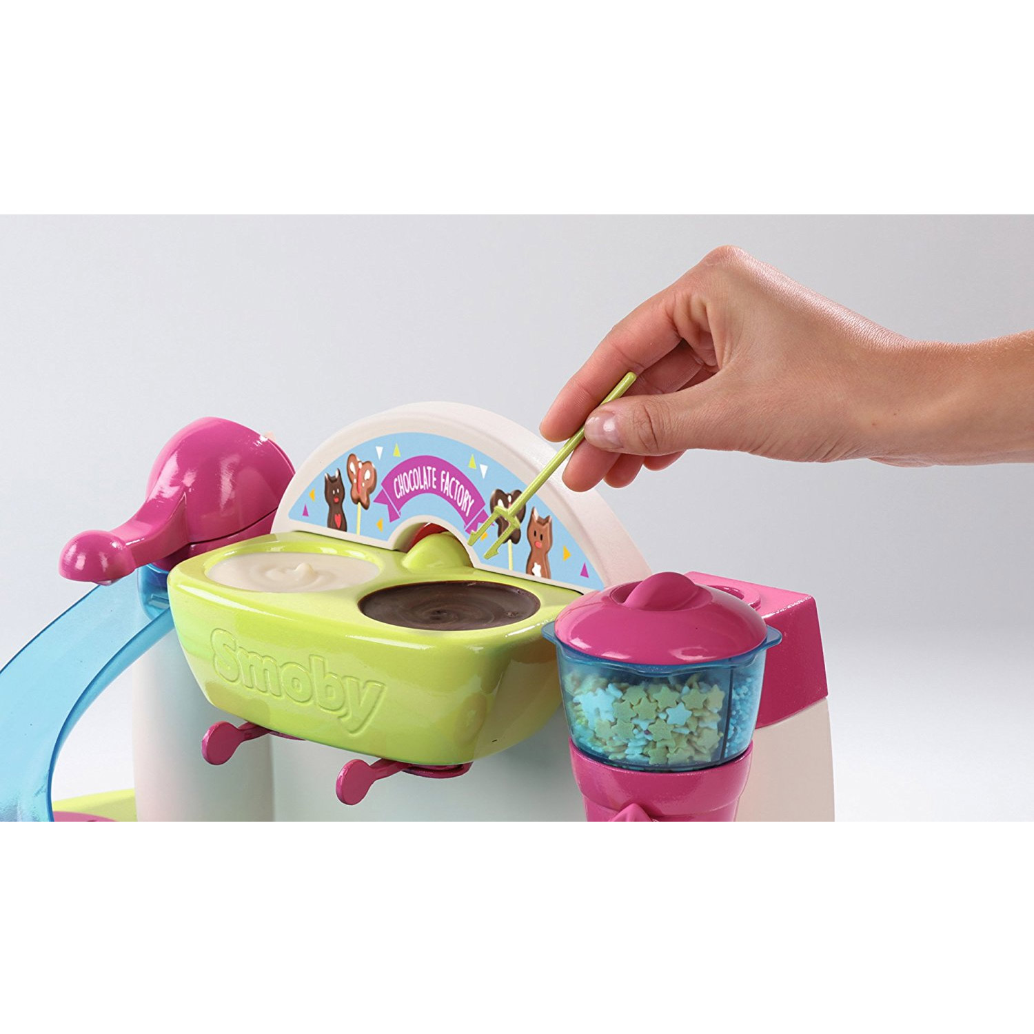 Smoby Chef - Chocolate Factory | Atelier Chocolat Pour Enfants Dès 5 Ans | Avec Moules, Seringue, Livre De Recettes