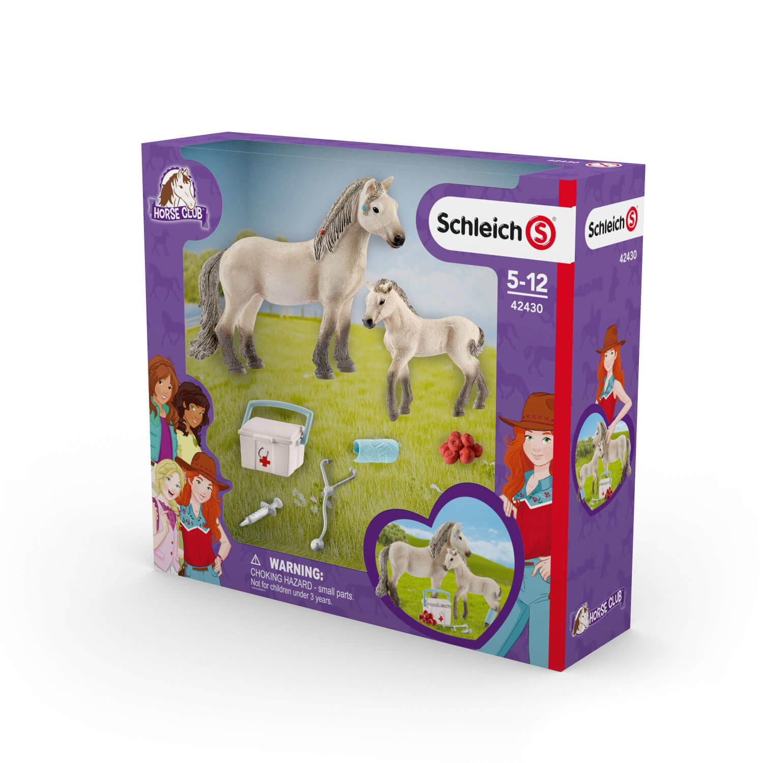Kit de jeux Soins pour bébés animaux Schleich - Kit jeu Schleich