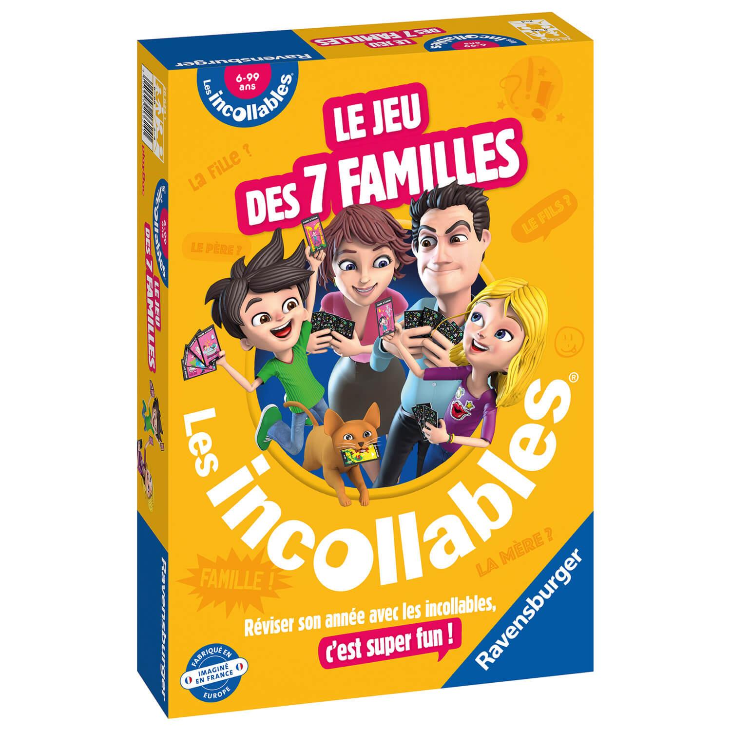 Le jeu des 7 Familles des Incollables, Jeux enfants, Jeux de société, Produits