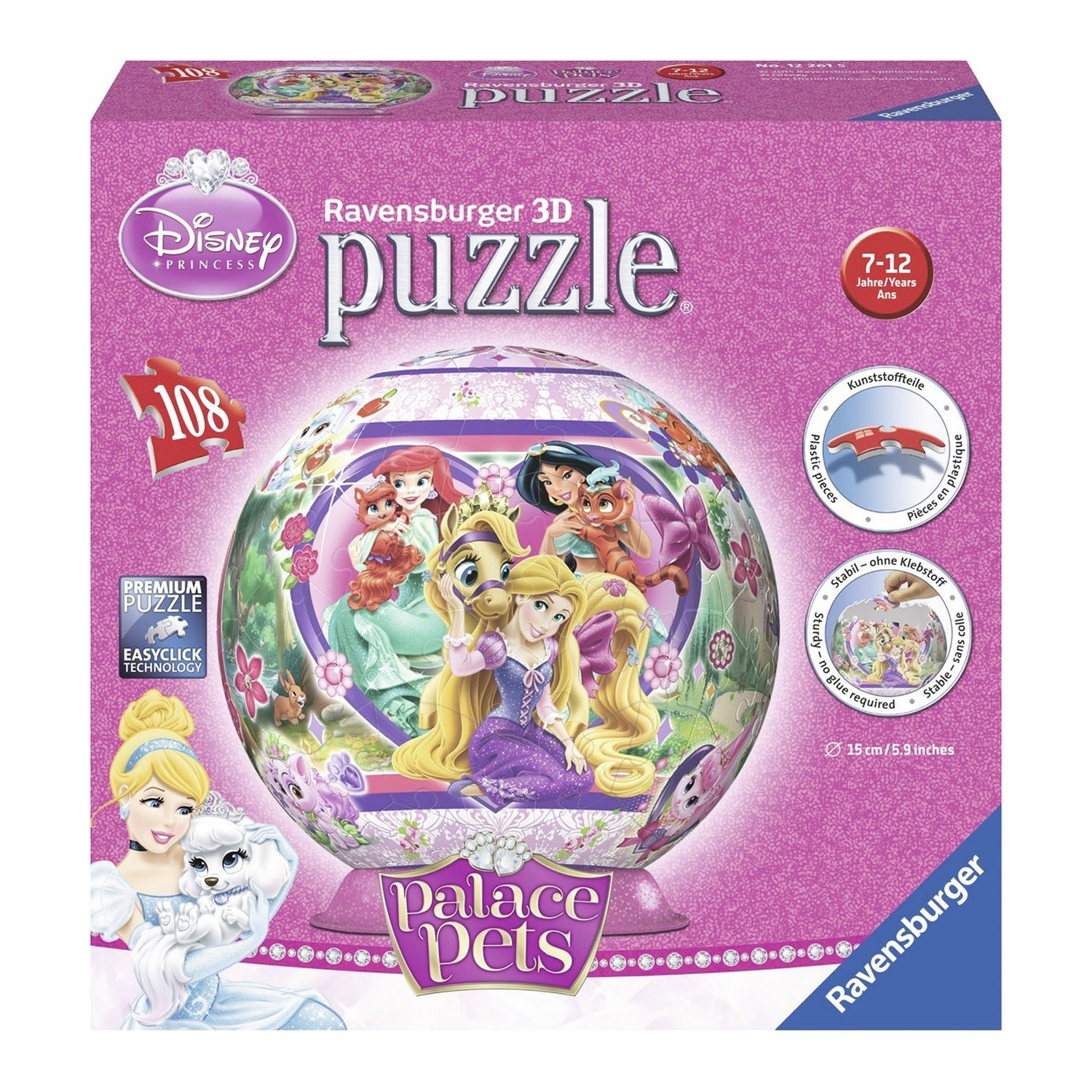 Ravensburger - Puzzle 150 pièces XXL - Tout le monde aime Ariel