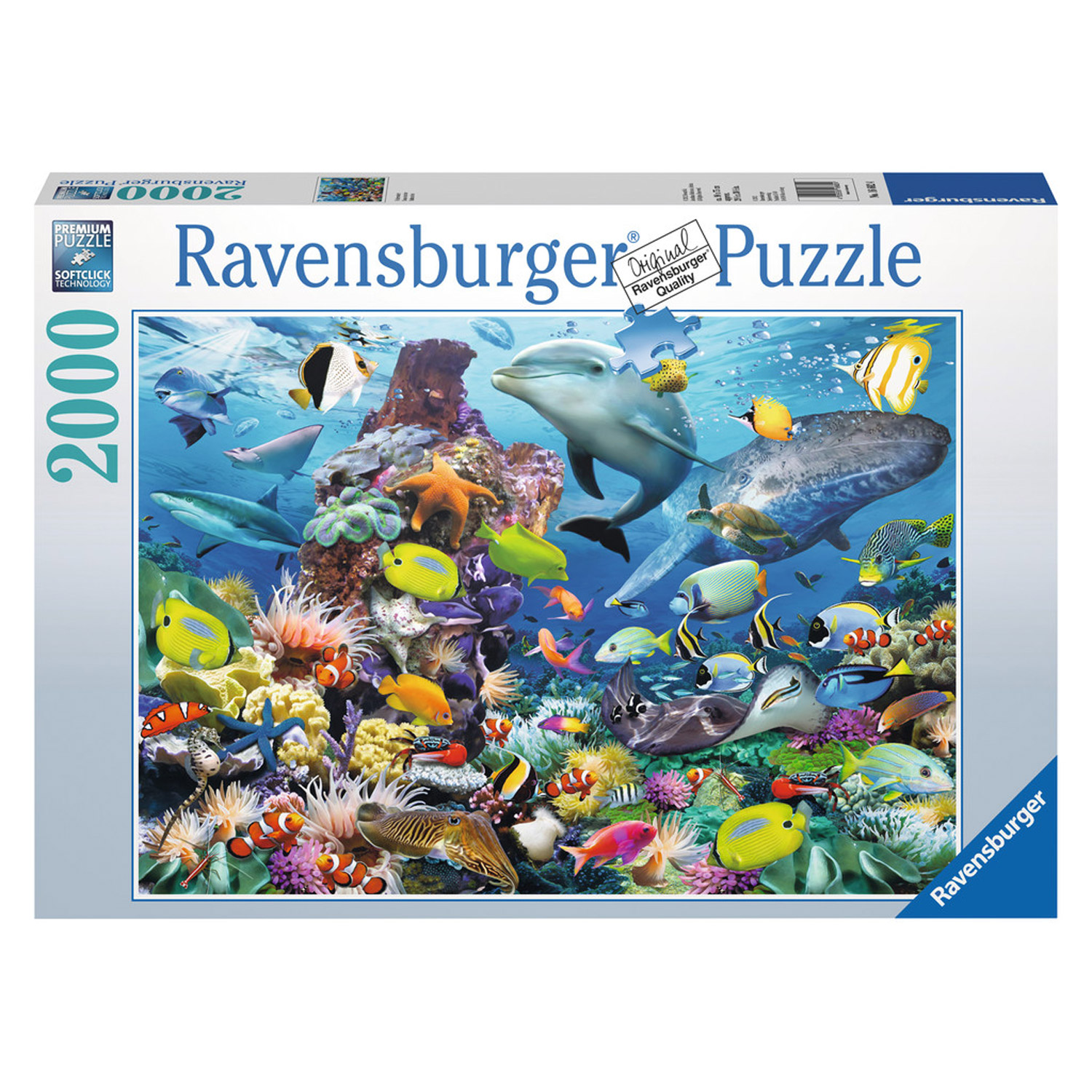 Puzzle 2000 pièces : Sous-marin - Ravensburger - Rue des Puzzles