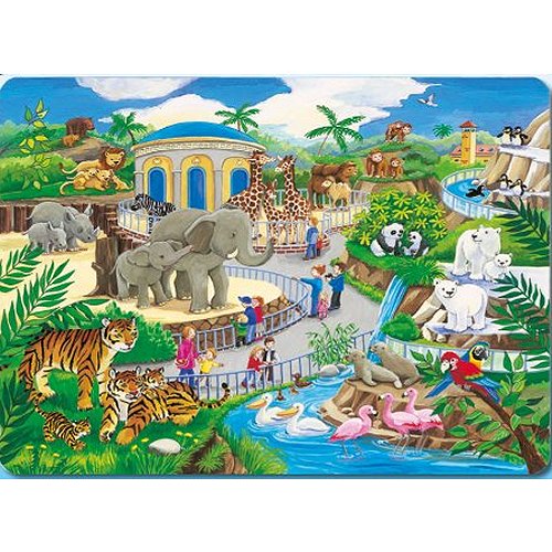 Puzzle 45 pièces - Visite du zoo