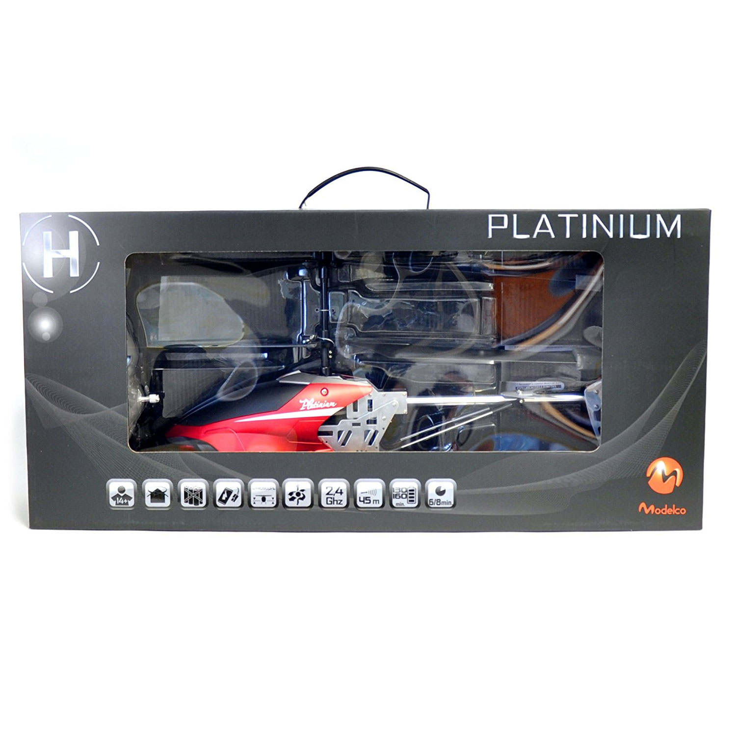 Helico PLATINIUM XL 3 voies avec gyro RTR Modelco - Jeux et jouets