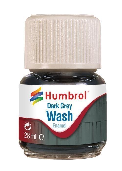 Humbrol Enamel Wash Dark Grey 28 ml - Humbrol