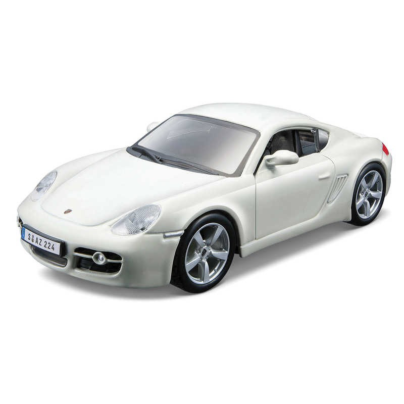 Maquette voiture : Metal Kit : Porsche Cayman S blanche