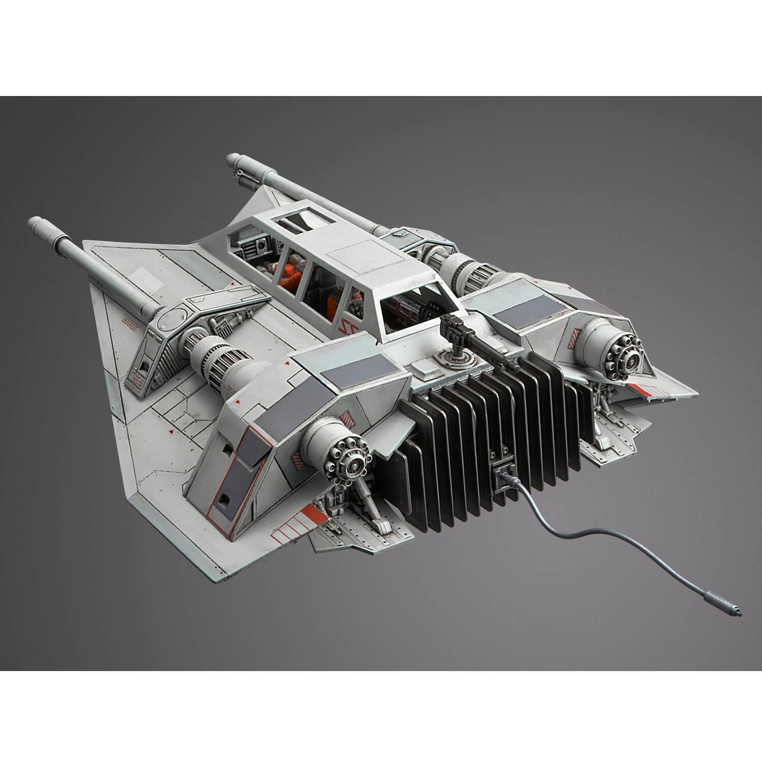 Maquette Star Wars Snowspeeder – Kit Débutant 10 Cm, 23 Pièces à Coller Et Peindre – Idée Cadeau Fan De La Saga