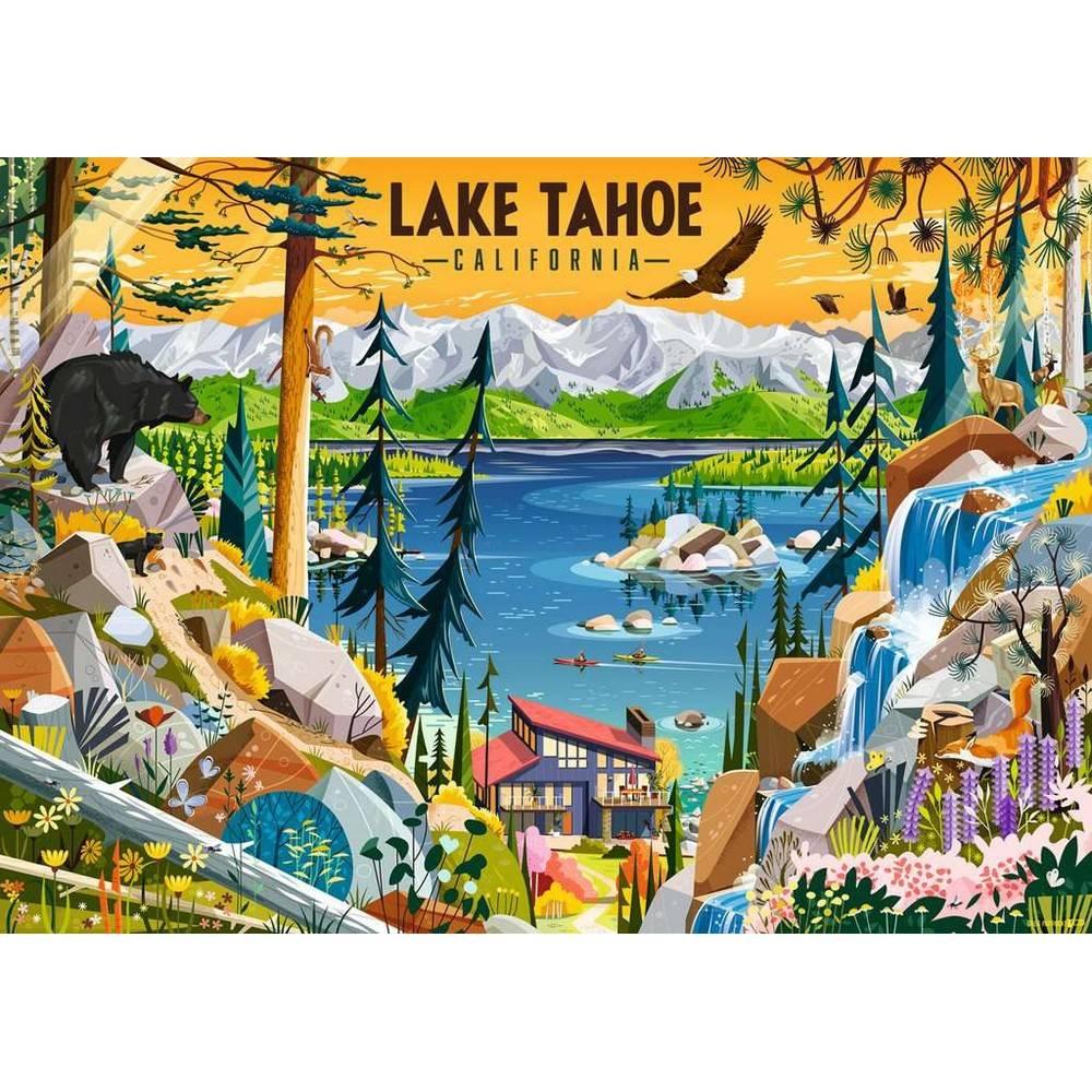Puzzle 1000 pièces : Lac Tahoe Californie Ravensburger France