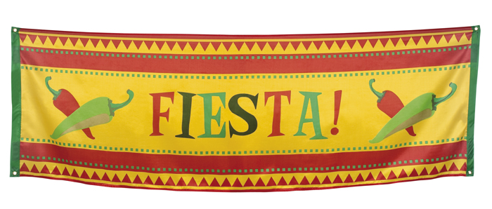 Bannière Fiesta mexicaine