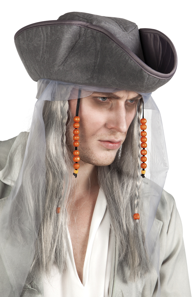 Perruque Pirate Avec Chapeau