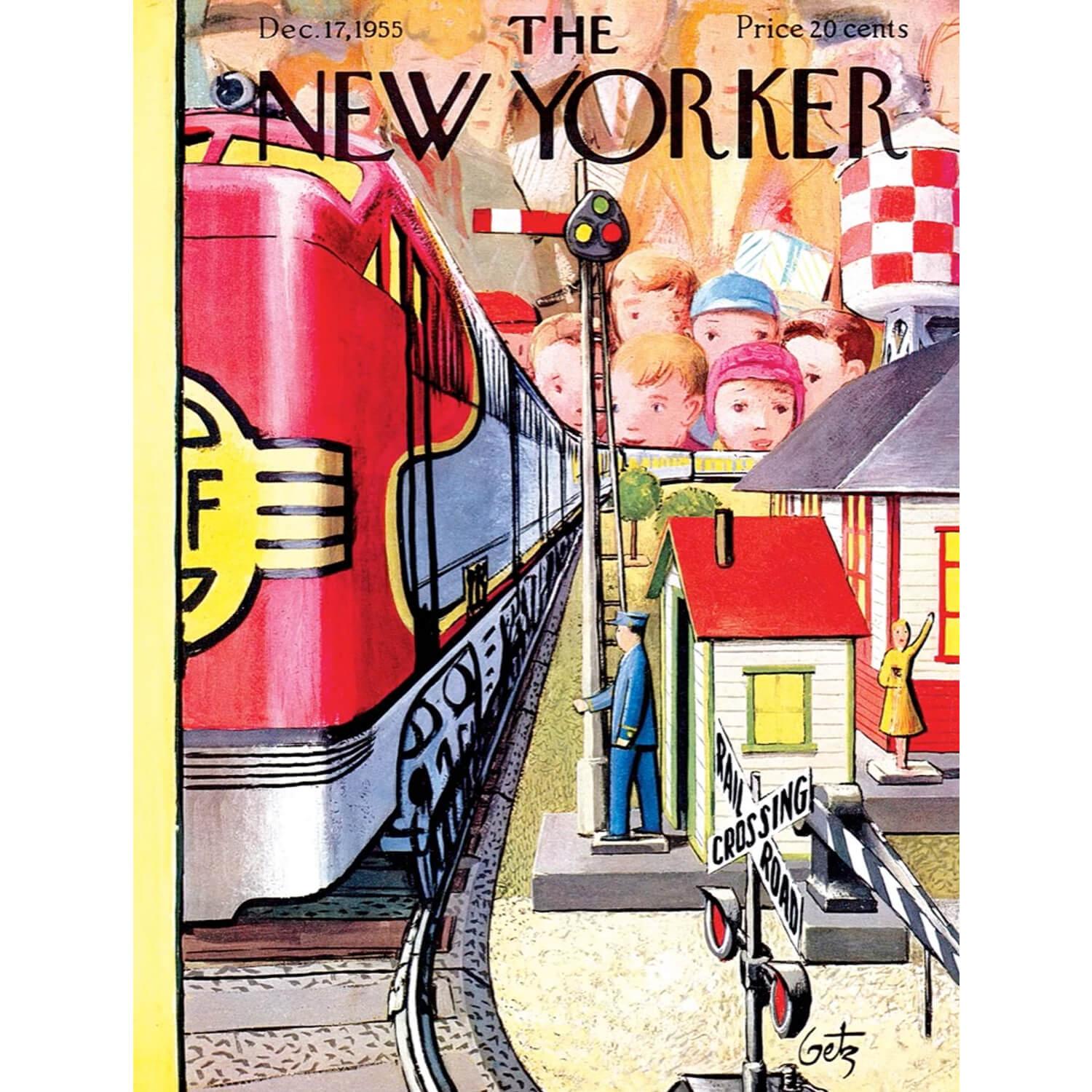Puzzle 500 pièces : The New Yorker : Train miniature