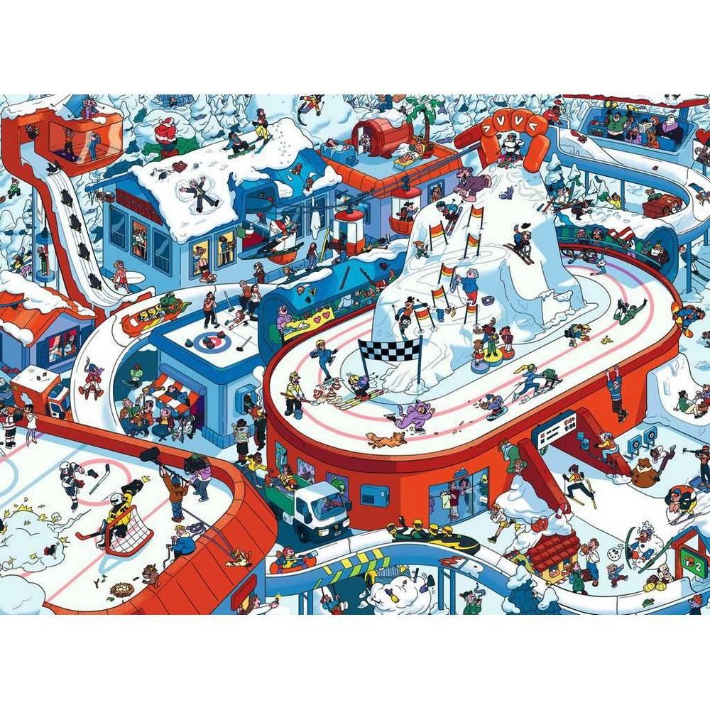 Puzzle 200 pièces : Sports d'hiver Ravensburger France