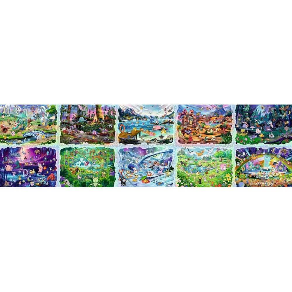 Puzzle 40000 piÃ¨ces Panoramique : PokÃ©mon - Celebration Journey