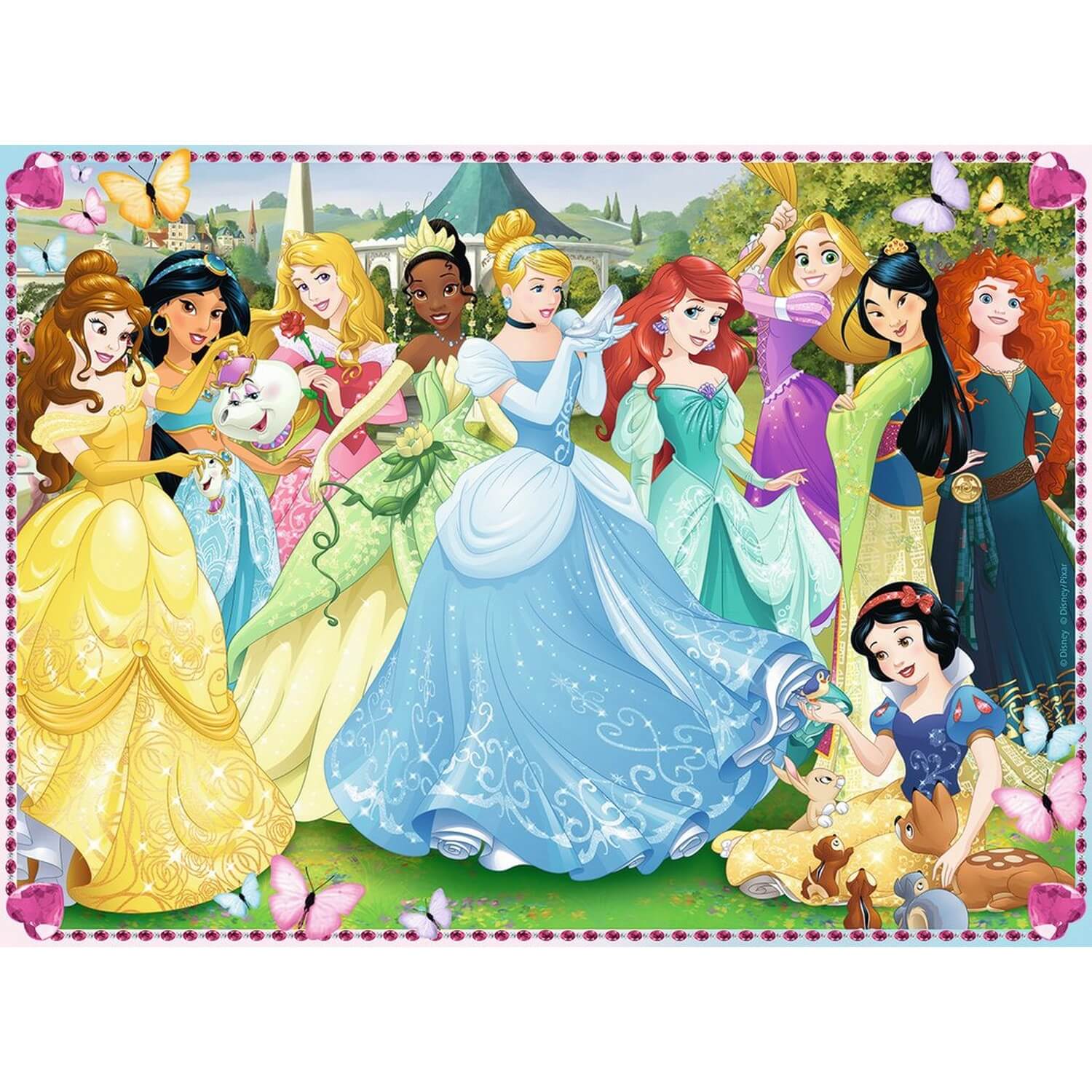 100 принцесс. Пазл Равенсбург принцессы. Пазлы Ravensburger Disney. Пазл Disney 100 XXL. Пазлы принцессы Диснея.