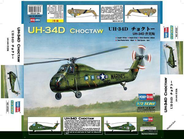 Maquette hélicoptère : American UH-34D Choctaw