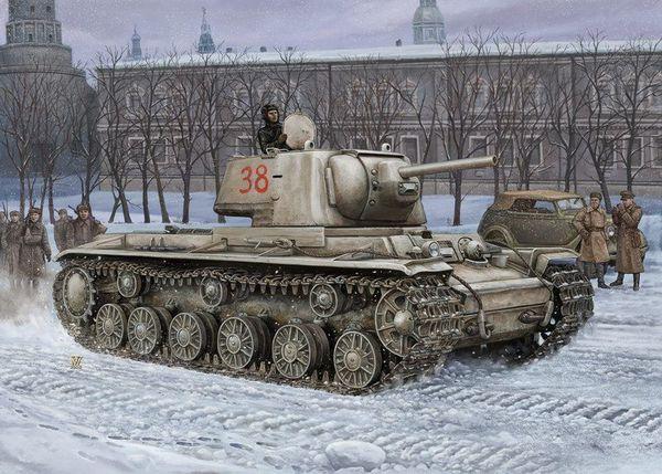 Maquette Char : Russia KV-1 Model Tank 1942
