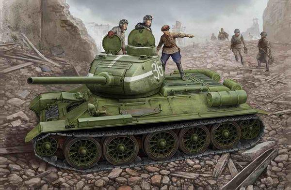 Maquette Char : Russia T-34/76 Model 1944 Flattened Turret