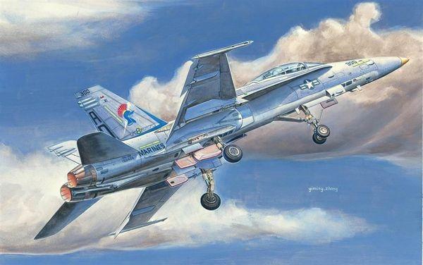 Maquette avion : F/A 18-D Hornet