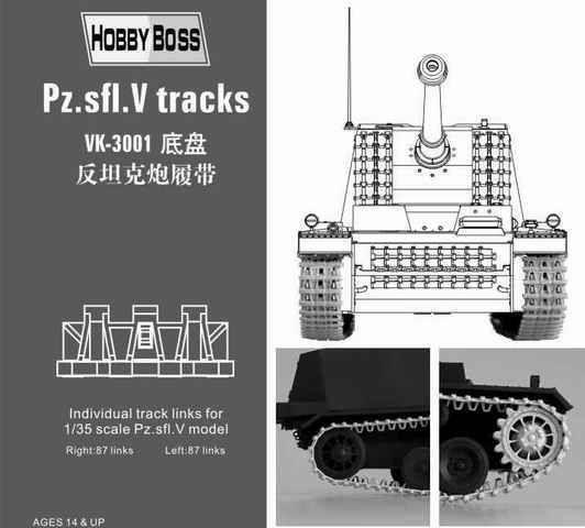 Accessoires militaires : Chenilles pour char PZ.SLF V