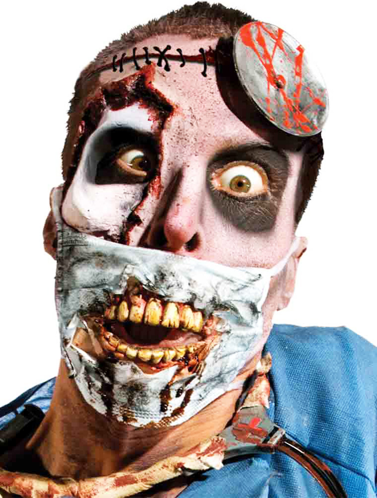 Masque De Chirurgien Avec Dentier - Zombie
