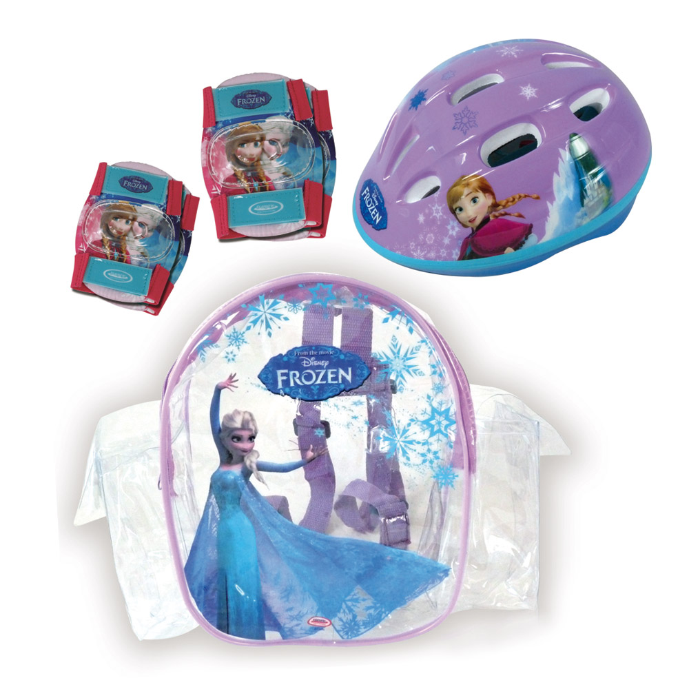 Set de protections La Reine des neiges (Frozen) : Casque, coudières,  genouillères - Jeux et jouets Darpèje - Avenue des Jeux