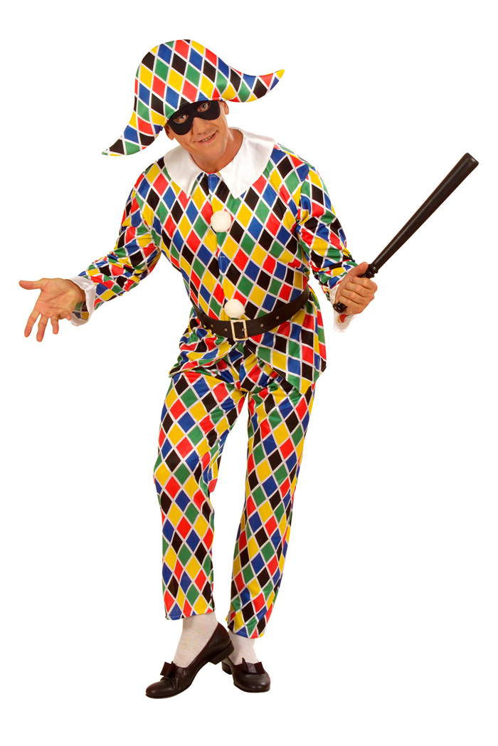 Deguisement carnaval - costume Arlequin Adulte