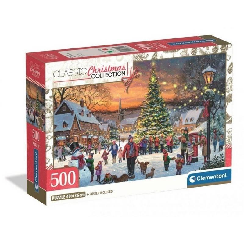 Puzzle 500 pièces : Moments magiques de Noël - Clementoni - Puzzles