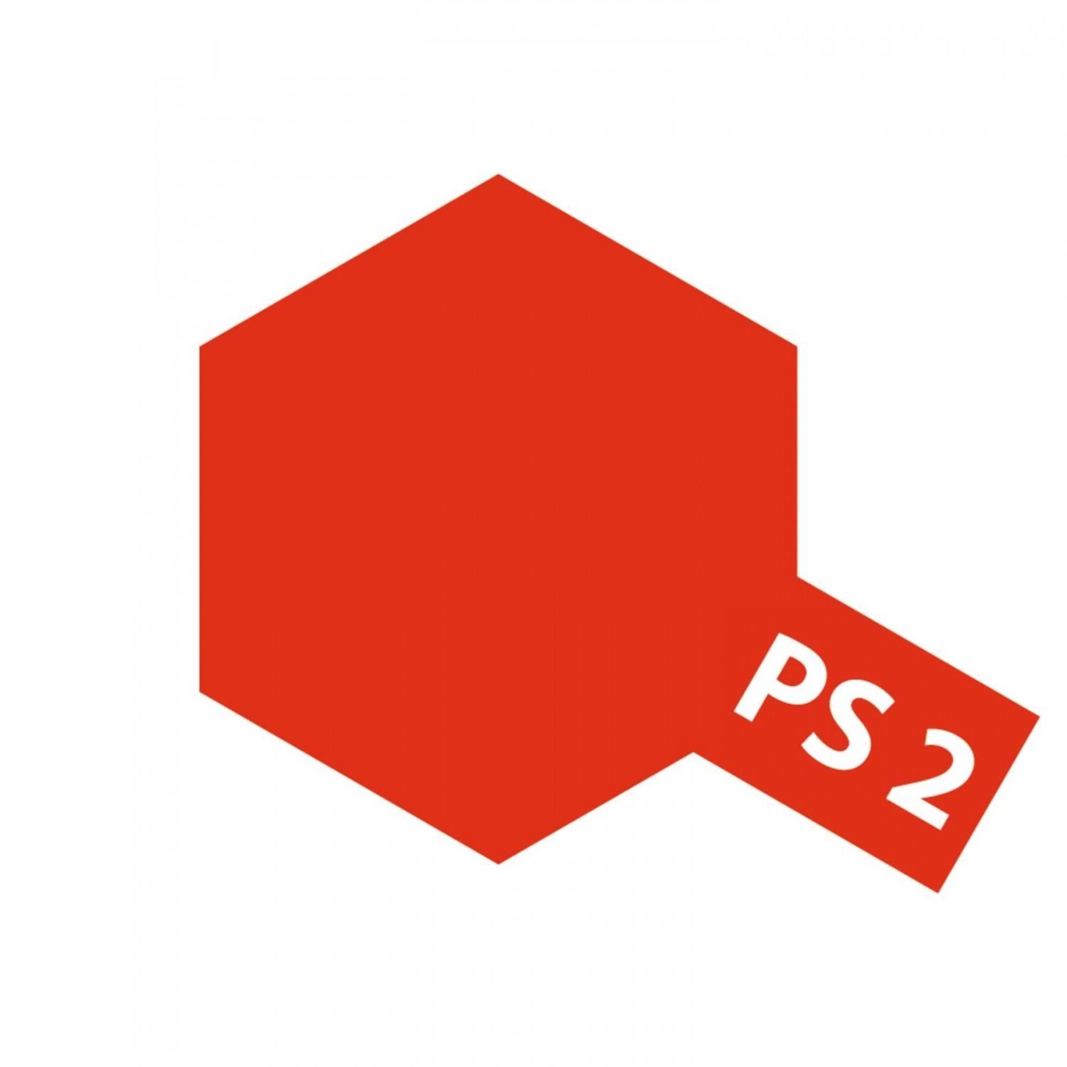 PS2 - Peinture en bombe 100 ml : rouge