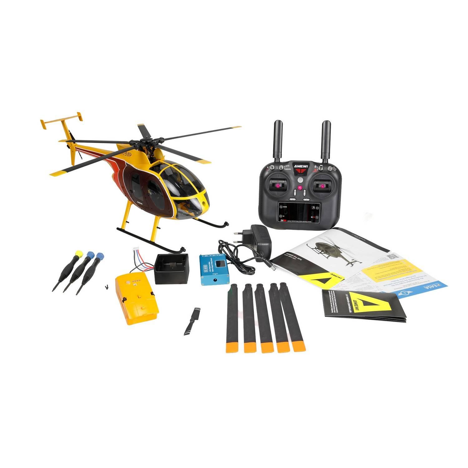 HÃ©licoptÃ¨re RC : MD500 Pro GPS Helicopter Hawaii 9-Channel 3D/6G RTF