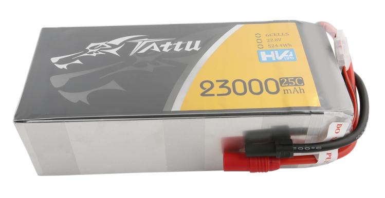 Tattu 23000mAh 22.8V 25C 6S1P Lipo Battery XT150+AS150