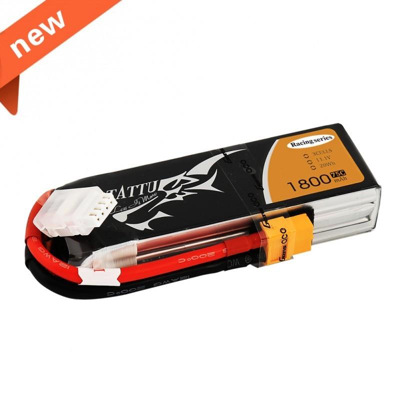 TATTU 1800mAh 11.1V 75C 3S1P Lipo Battery --Specially Made for Victory with Limited Edition