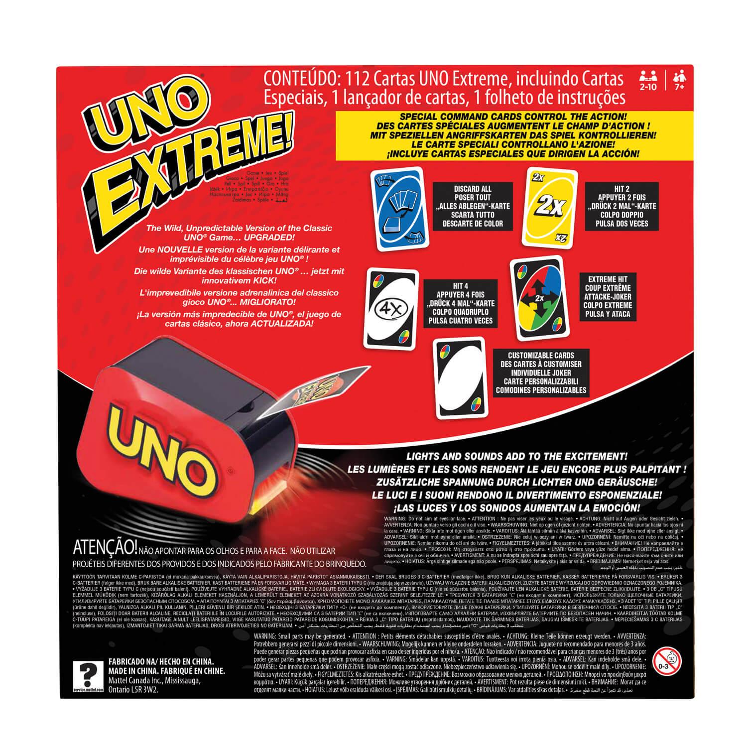 Uno Extreme - Jeux et jouets Mattel - Avenue des Jeux