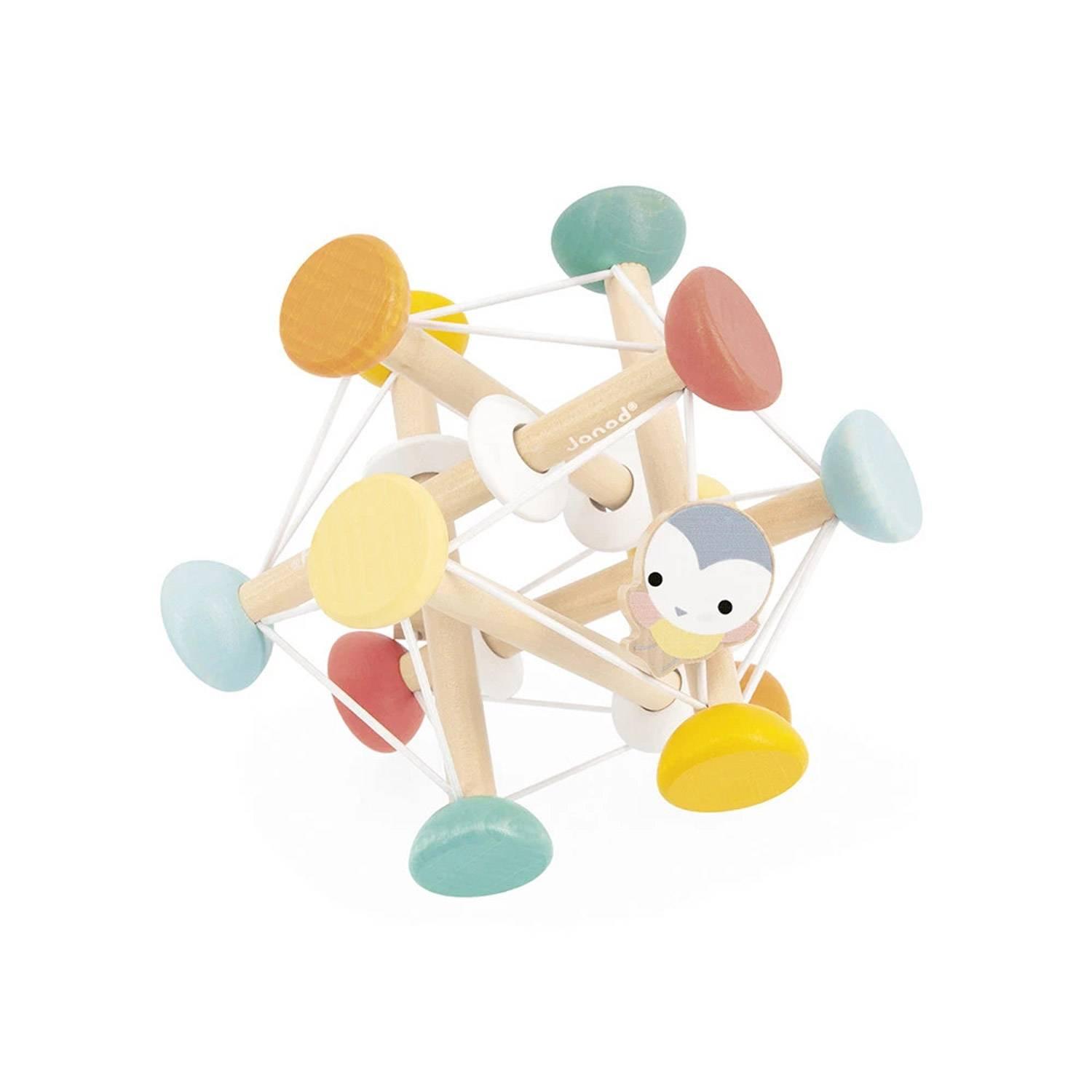 Balle sensorielle en bois Pure Juratoys Janod